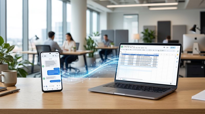 Návod na propojení služby Android SMS s Google Sheets