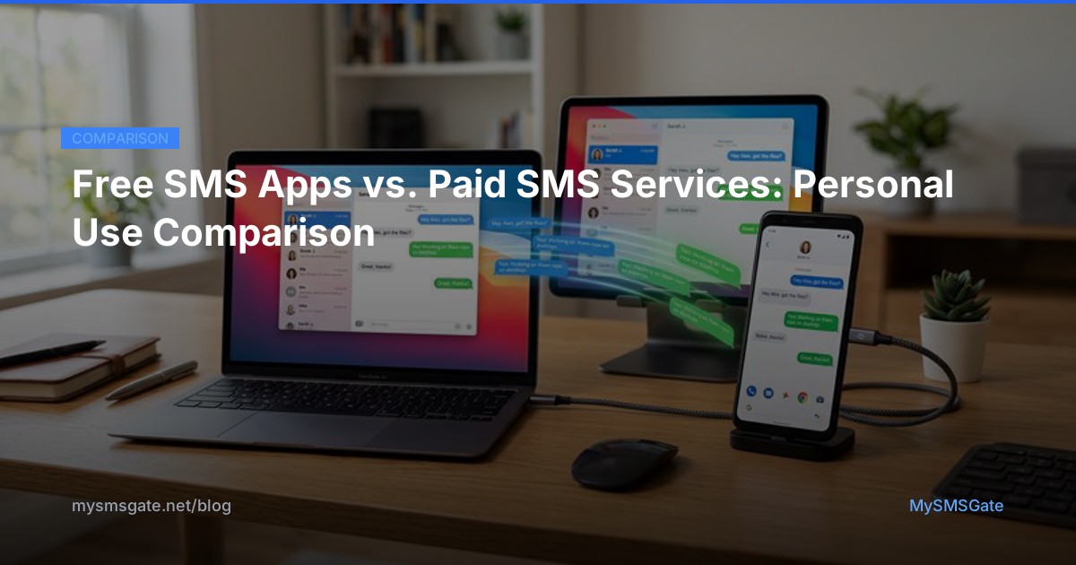 Aplicativos de SMS Gratuitos vs. Serviços de SMS Pagos: Comparativo ...