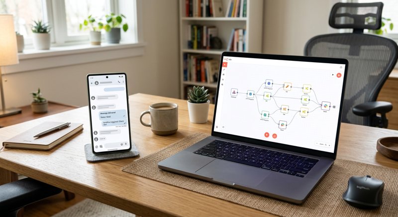 Příklad SMS automatizace v n8n: Průvodce pro Android SMS bránu