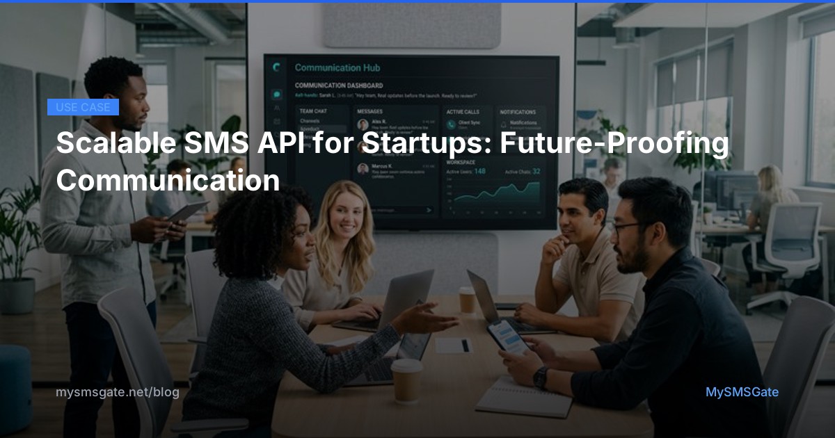 Scalable SMS API for Startups: Future-Proofing Communication ...