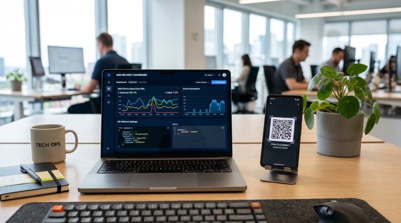 Průvodce nastavením webhooků pro SMS Broadcast API 2026