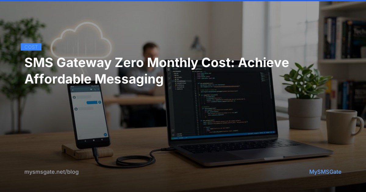 SMS Gateway Zero Monthly Cost: Achieve Affordable Messaging - MySMSGate ...