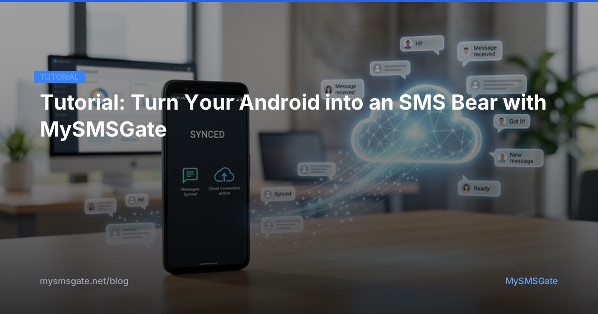 Tutorial: Convierte tu Android en un 'SMS Bear' con MySMSGate ...