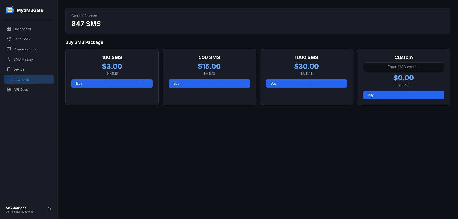 Payments